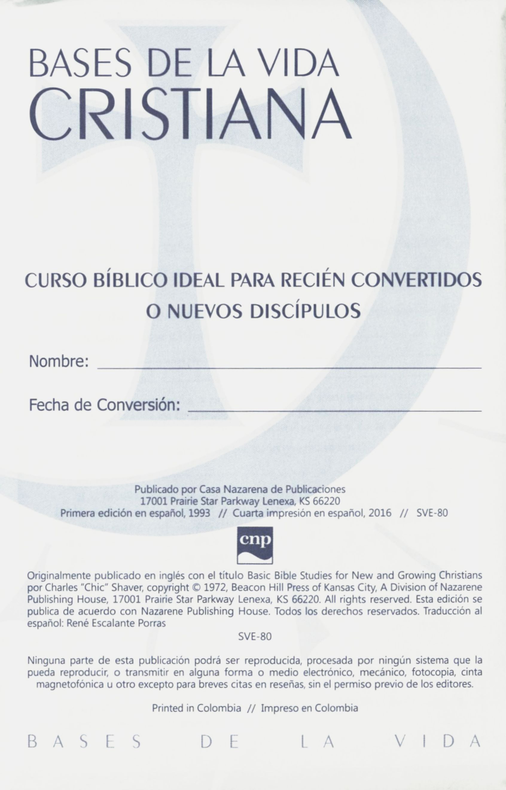 Bases de la Vida Cristiana